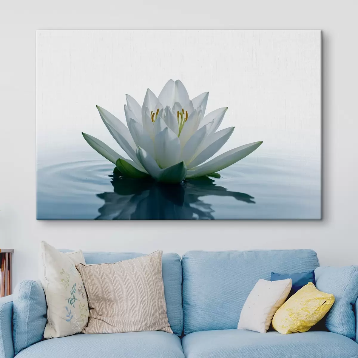 murales de pared Lirio flotando en el agua s42098