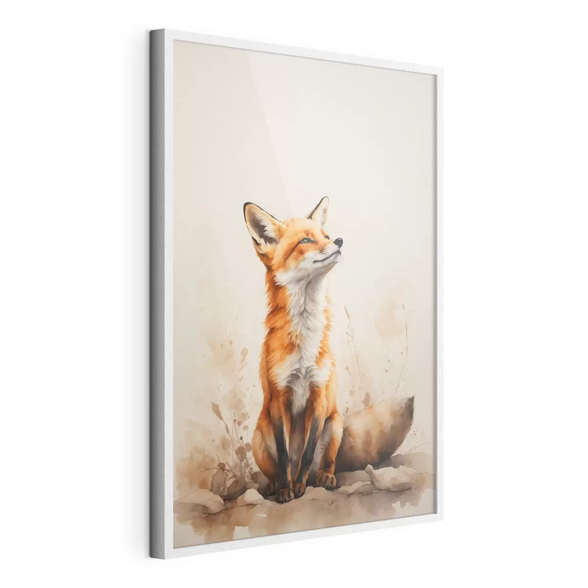 Poster Zorro sobre fondo beige f41778