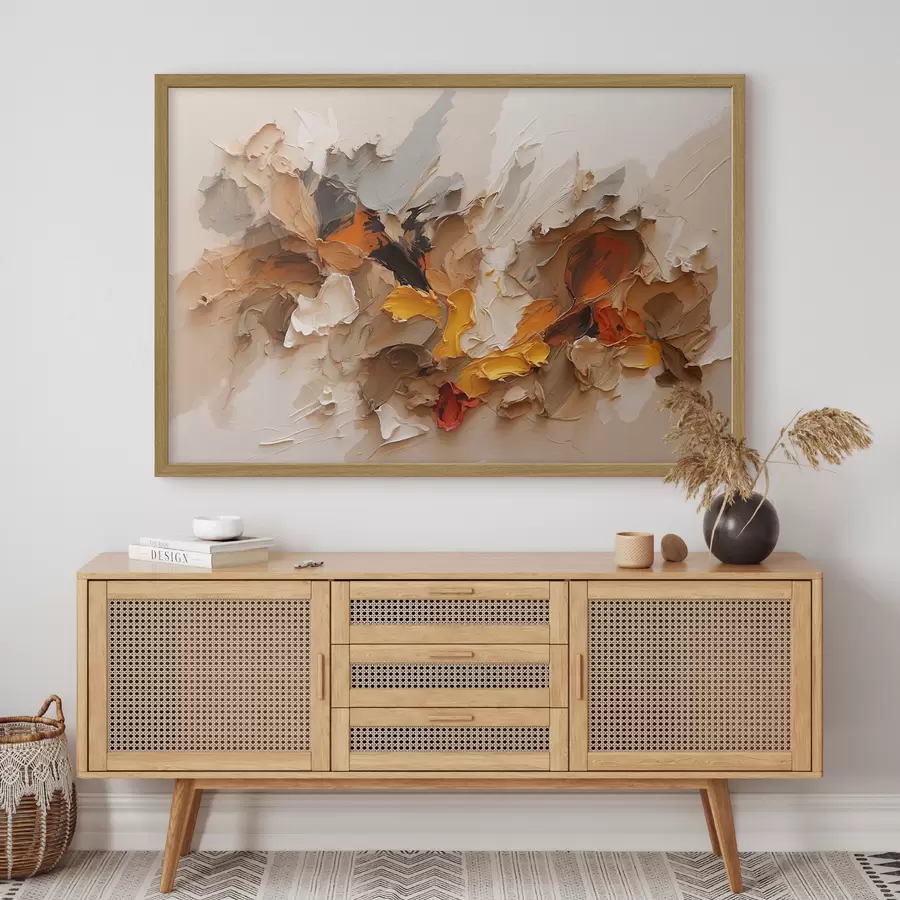 murales de pared Estallido de ocre f42087