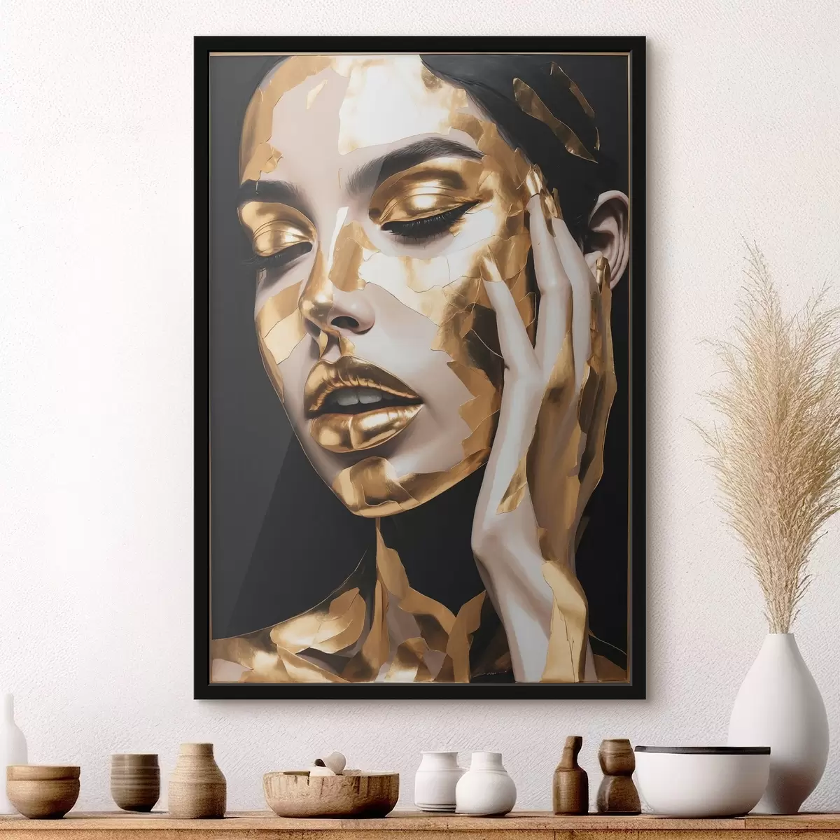 Poster Cara de niña pintada f42091