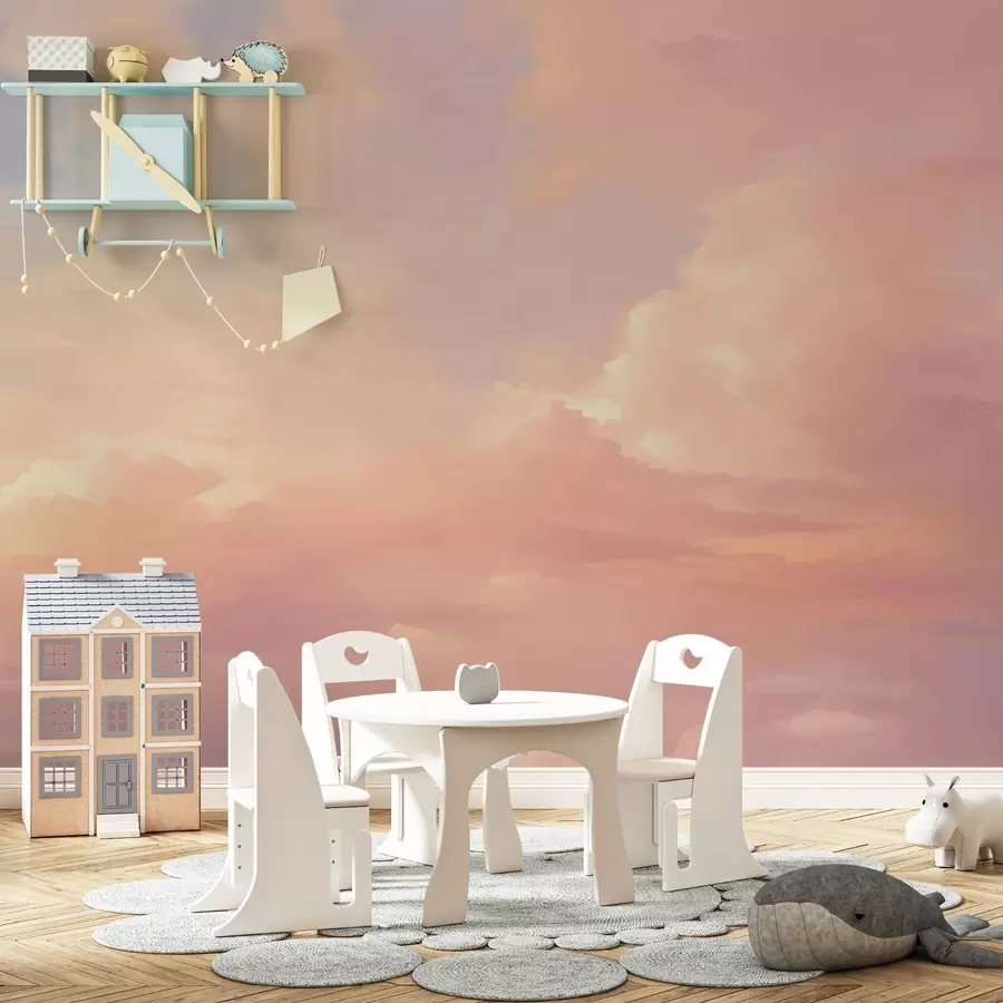 murales de pared Puesta de sol brillante w02605