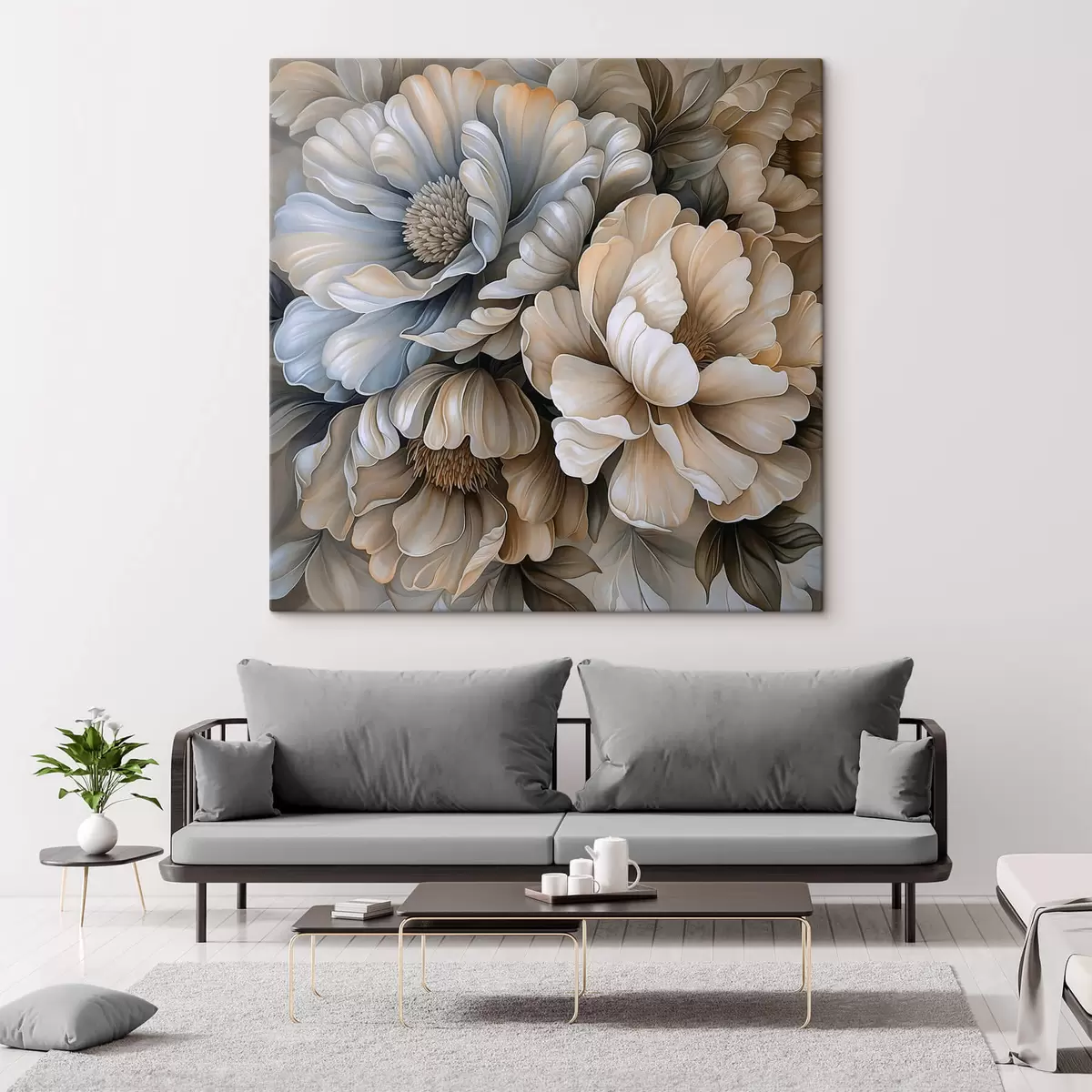 murales de pared Ramo de flores grandes s42108