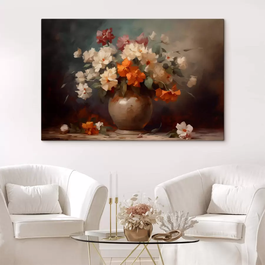 murales de pared Ramo de flores en jarrón s42113