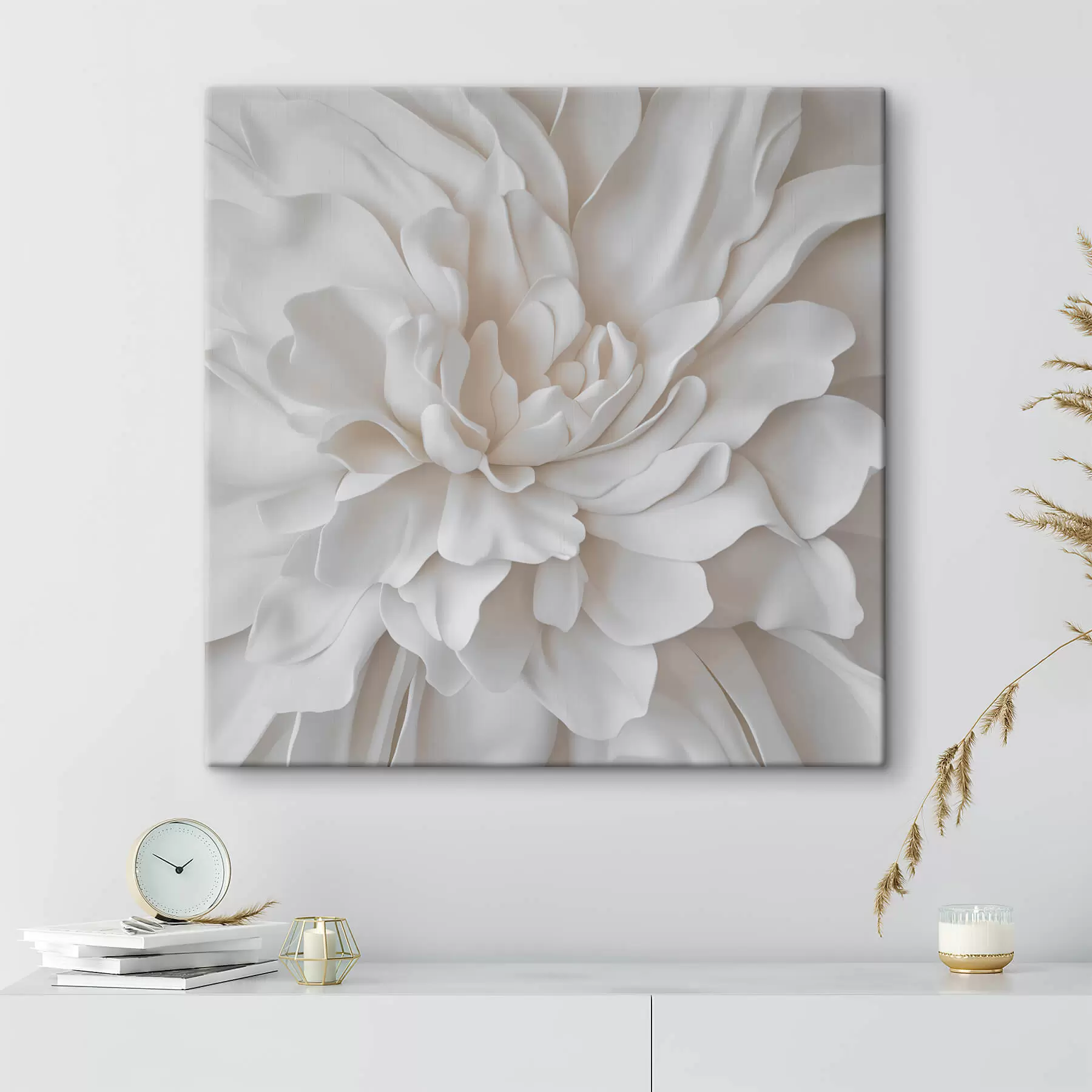 murales de pared Grandes pétalos abstractos s42130