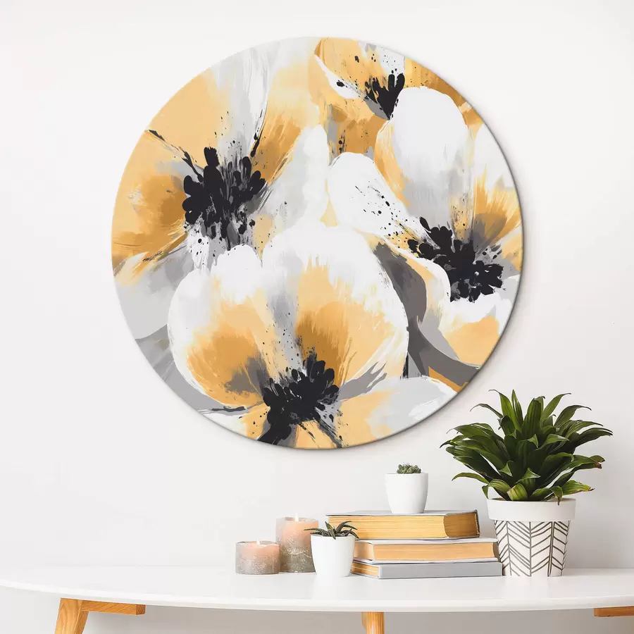 murales de pared flores abstractas r42109