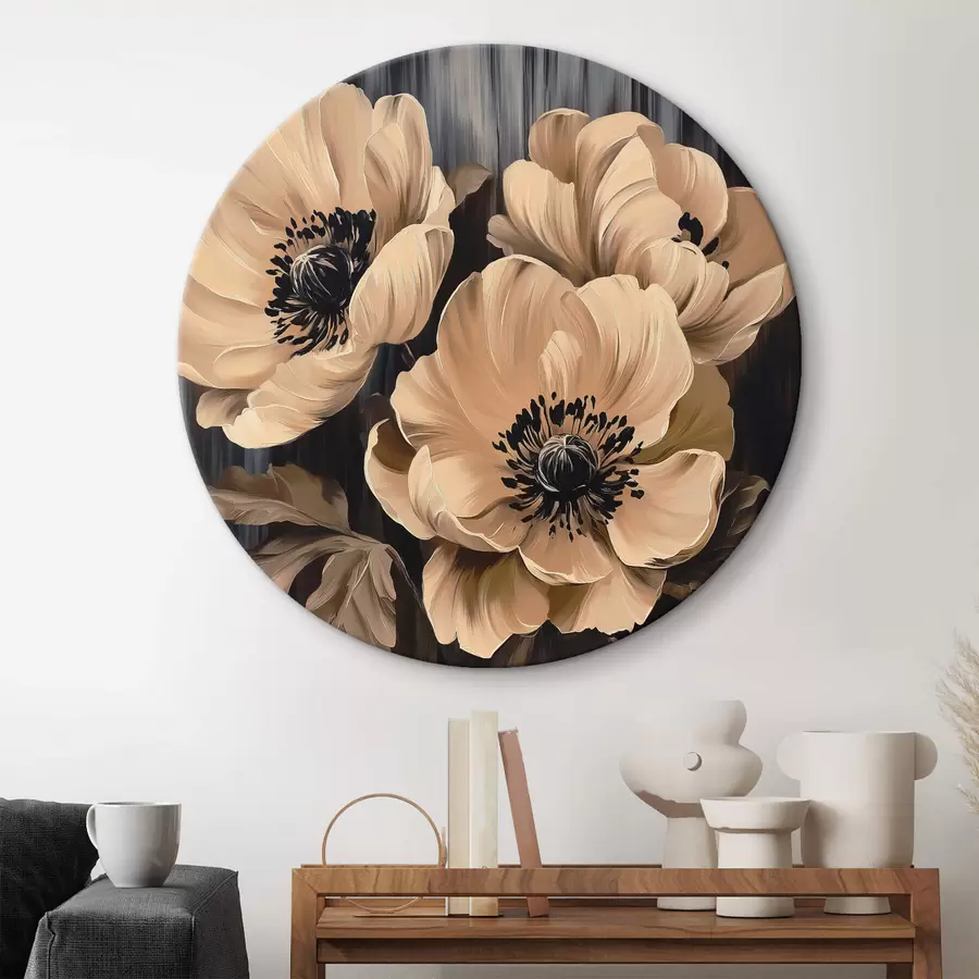 murales de pared Ramo de flores grandes r42110