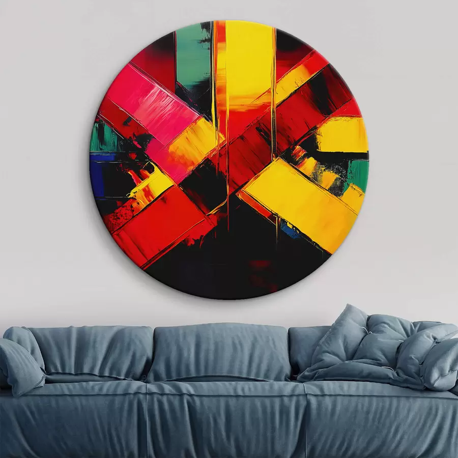 murales de pared abstracción multicolor r42112