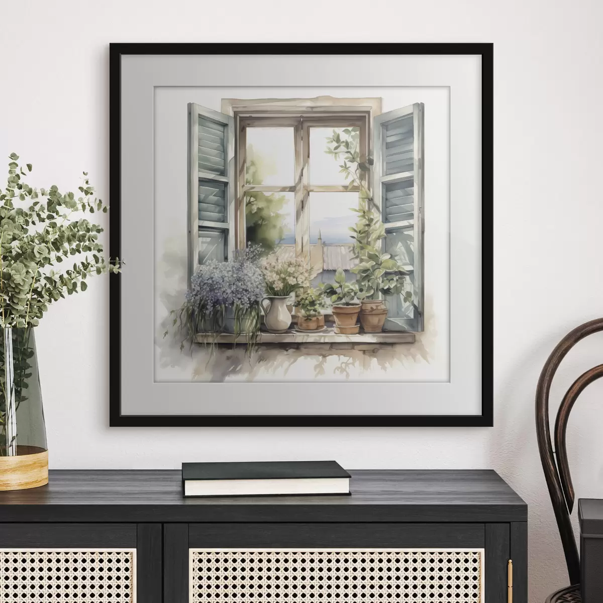 Poster Jardín en el alféizar f42144