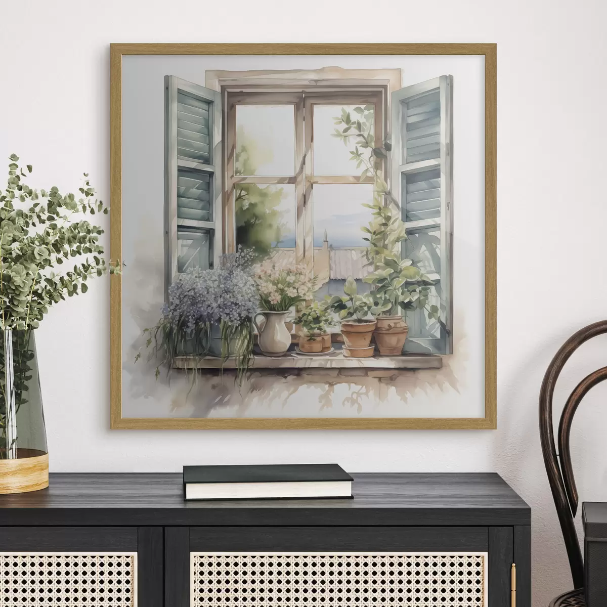 Poster Jardín en el alféizar f42144