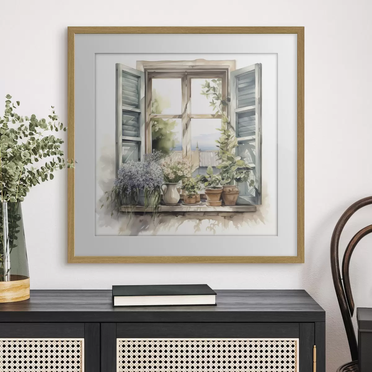 Poster Jardín en el alféizar f42144