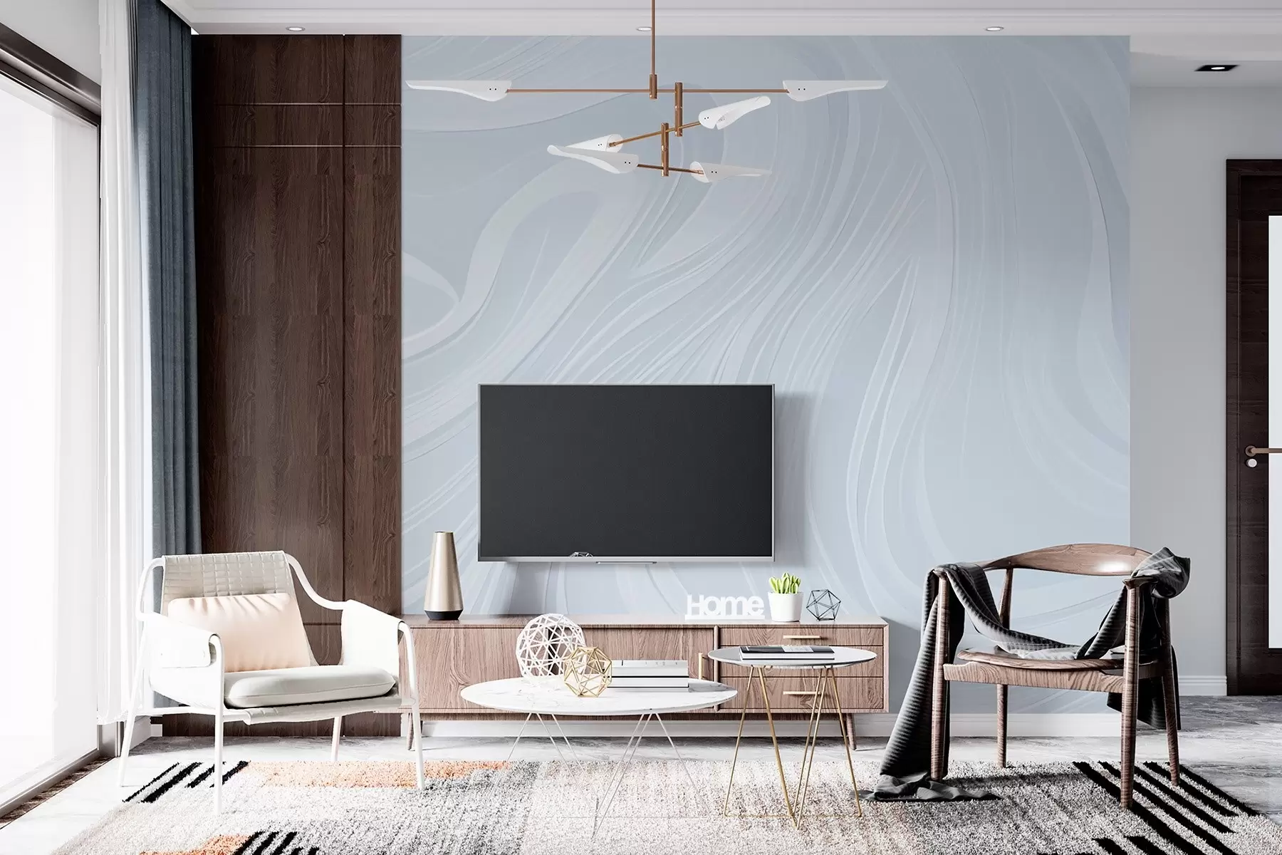 murales de pared Patrón abstracto w02574v1