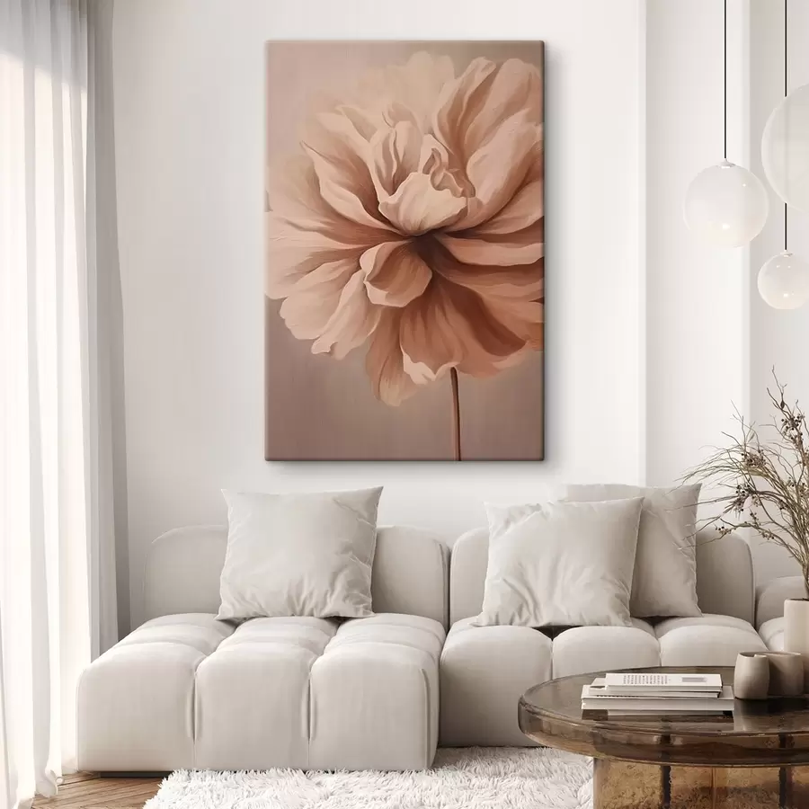 murales de pared Una delicada flor de colores suaves s42158