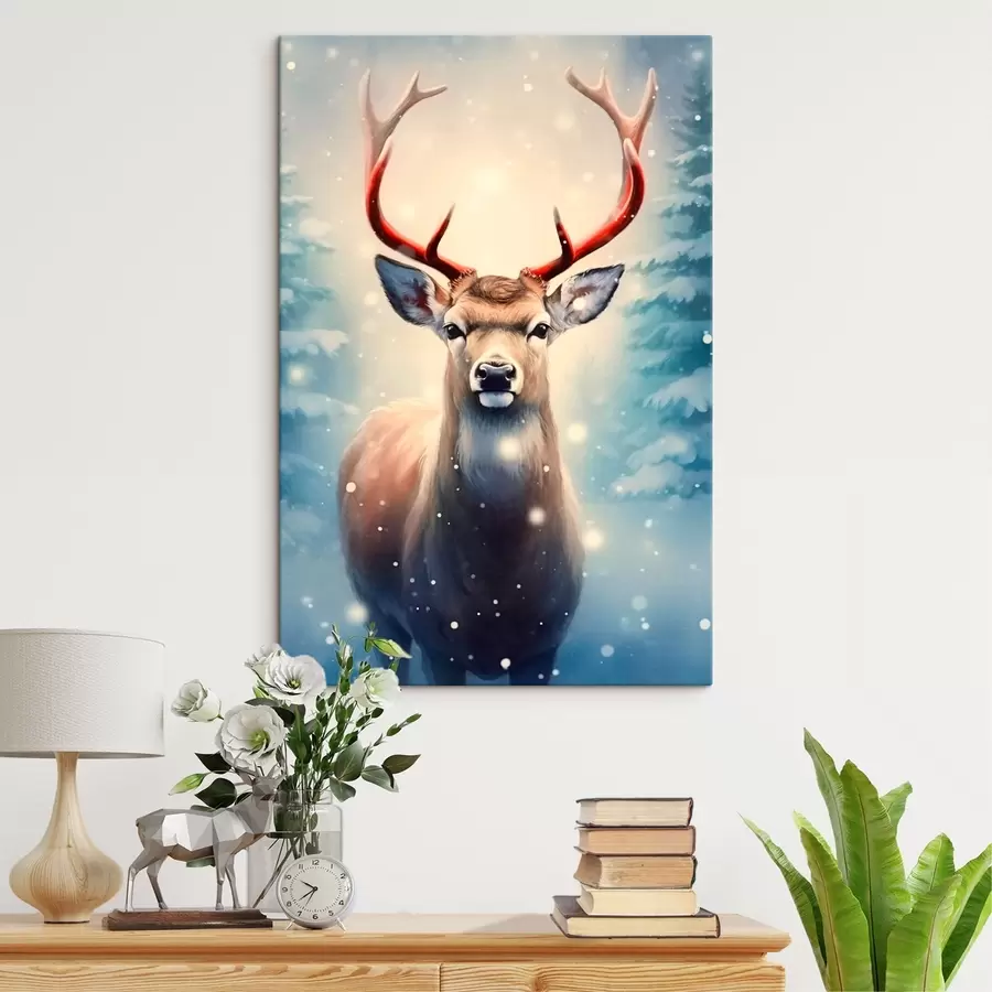 murales de pared Renos de invierno s42169