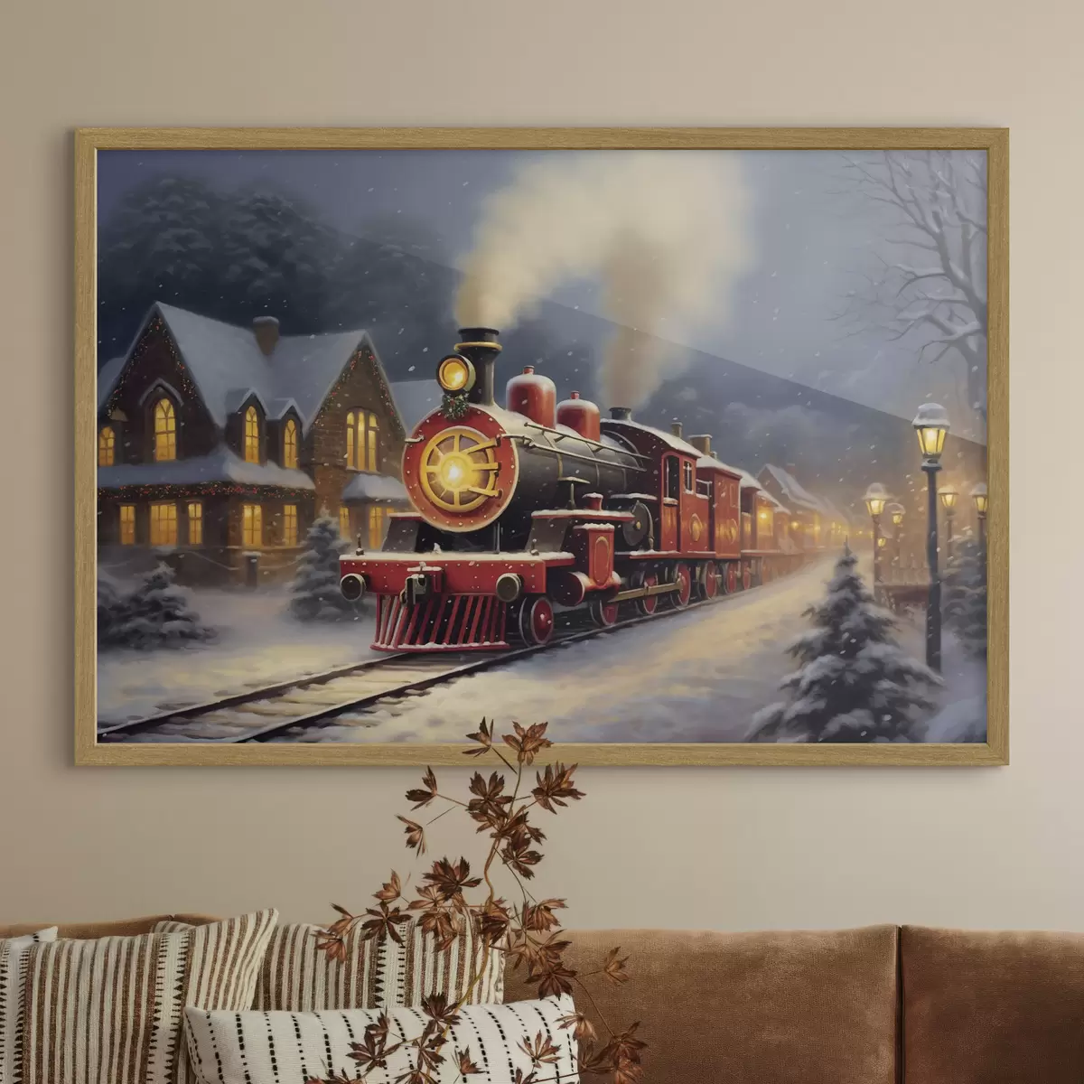 Poster Tren hacia Navidad f42168