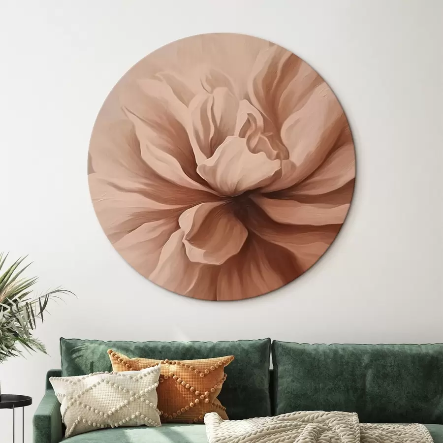 murales de pared Una delicada flor de colores suaves r42158