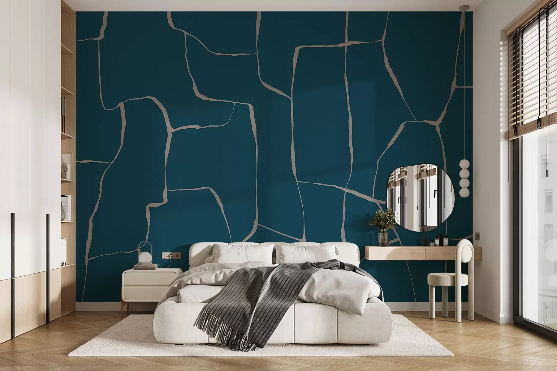 murales de pared Líneas abstractas w08574v2