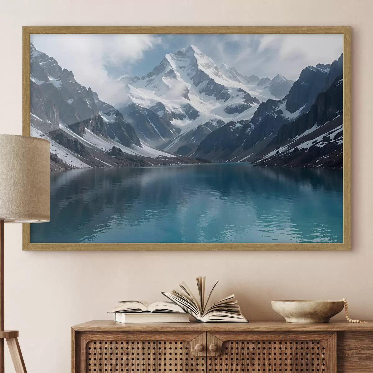 Poster Montañas y impulso f42232