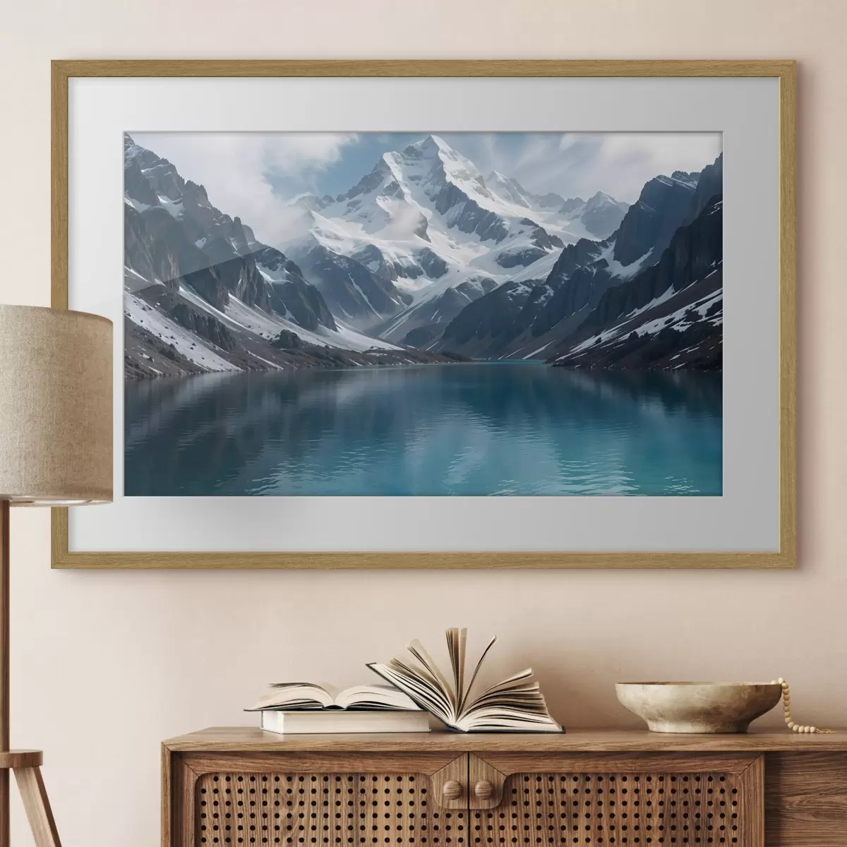 Poster Montañas y impulso f42232