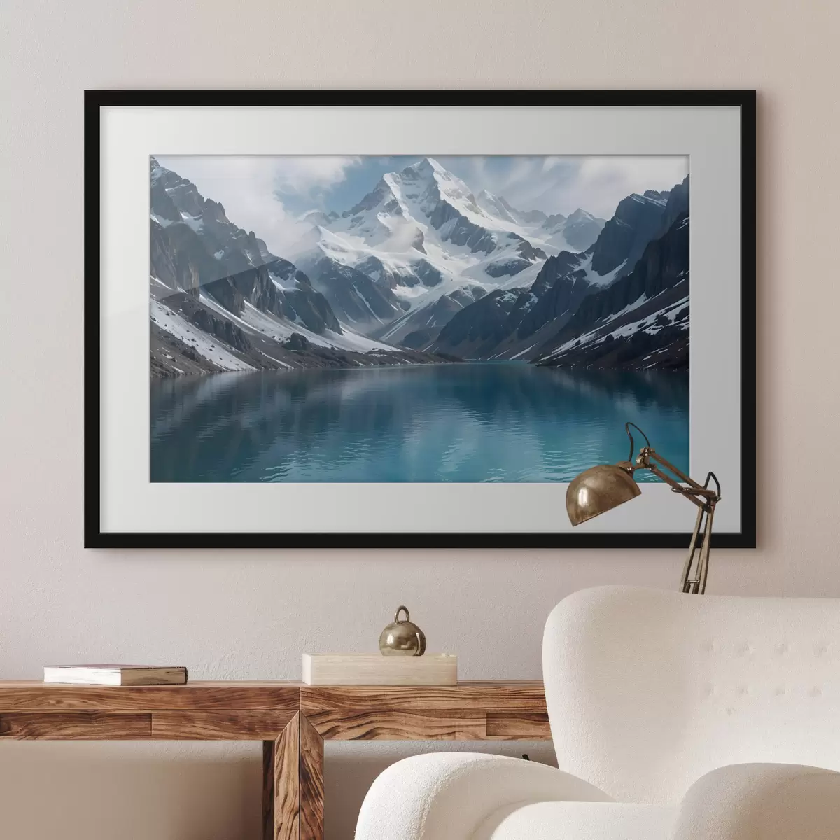 Poster Montañas y impulso f42232