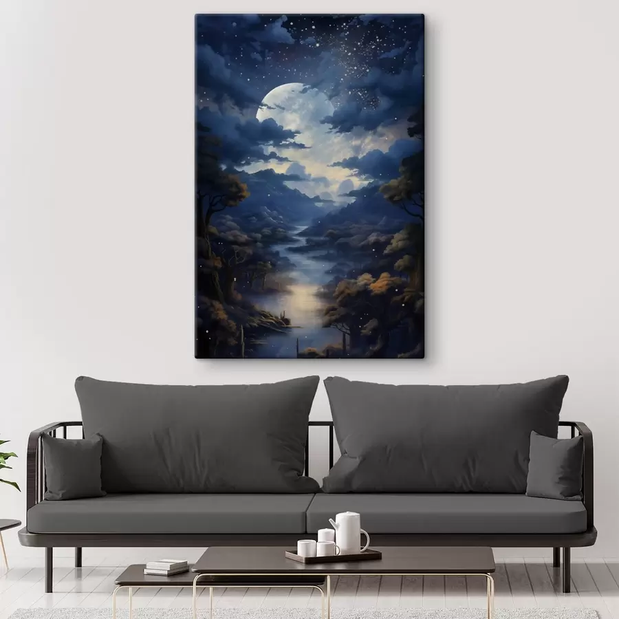 murales de pared El misterio de la Noche s42290