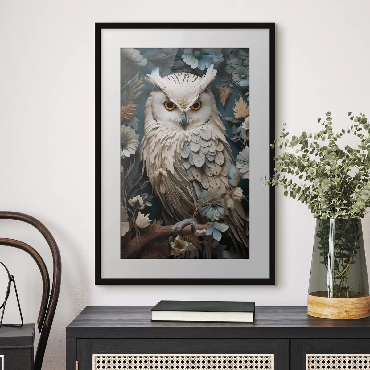 Poster Búho blanco f42283