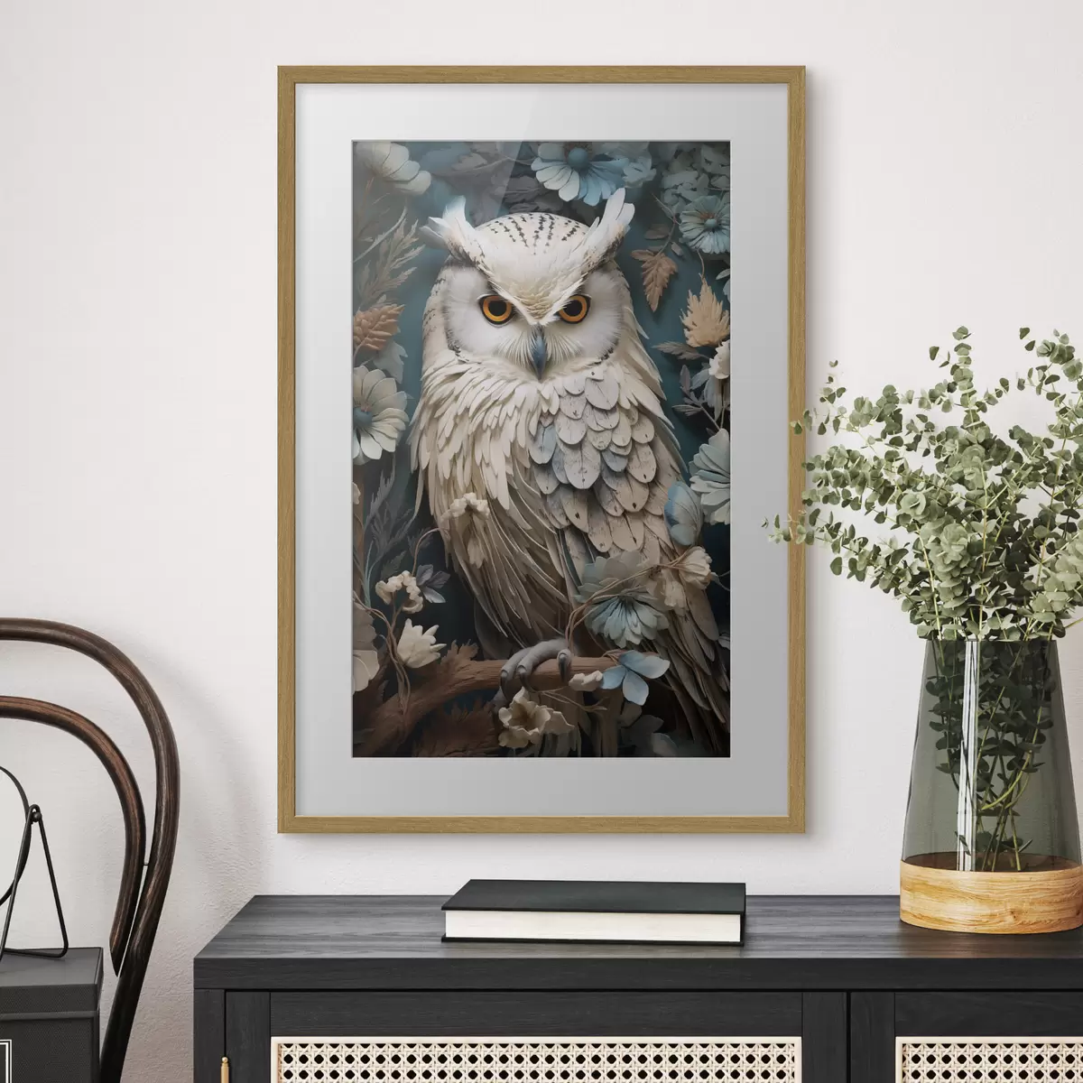 Poster Búho blanco f42283