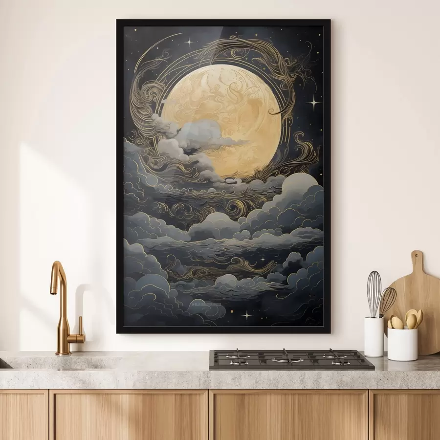 murales de pared Brillo nocturno f42296