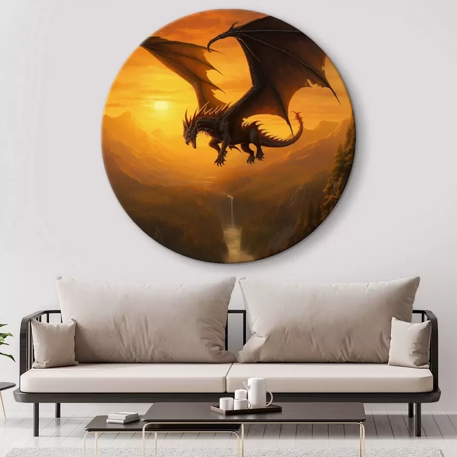 murales de pared Guardián de las montañas r42288