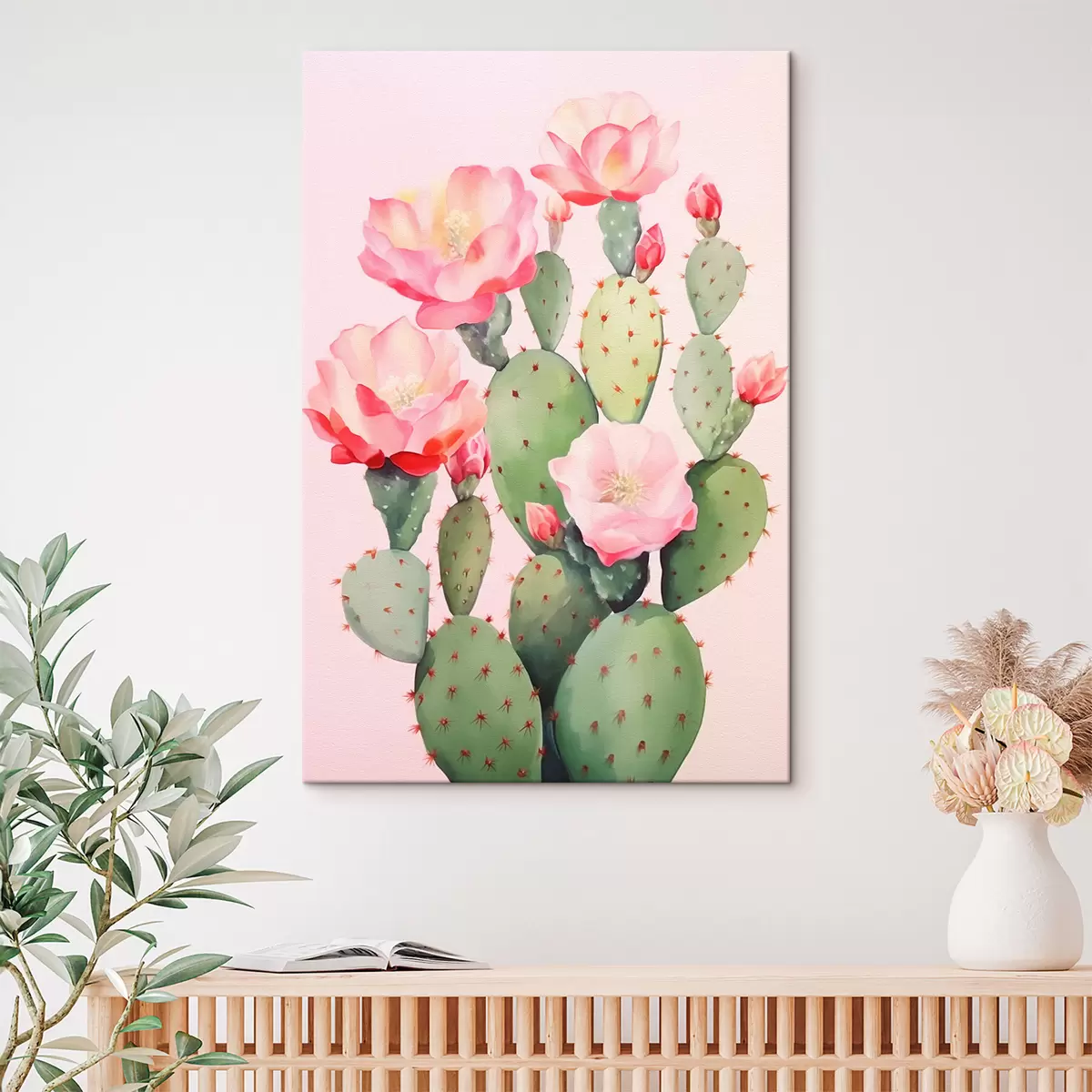 murales de pared Cactus y flores s42312