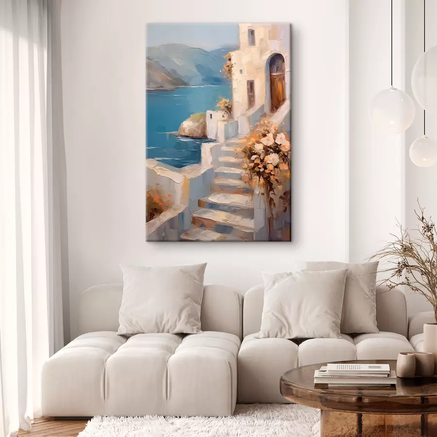 murales de pared Casa junto a la costa s42316