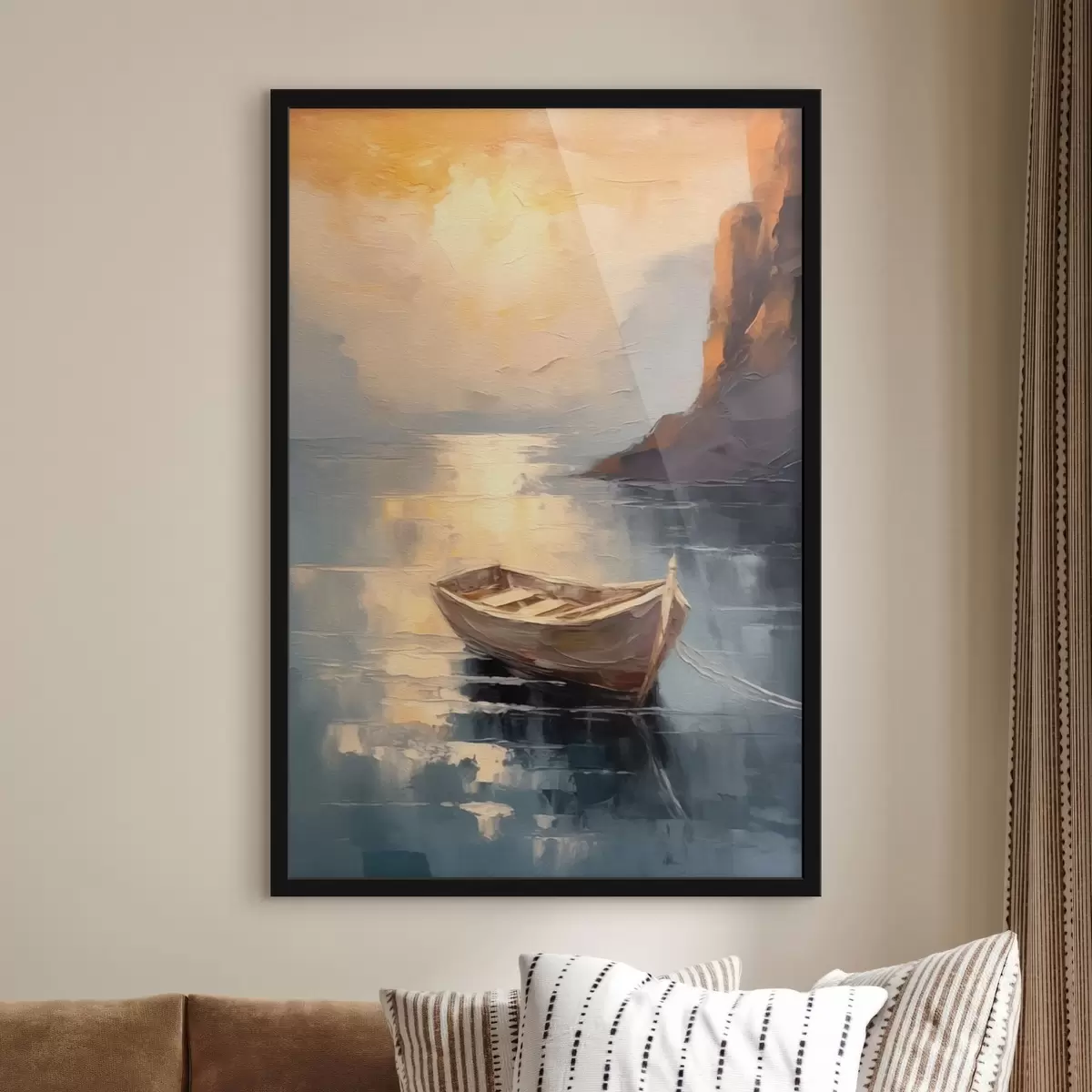 Poster Barco y costa f42309