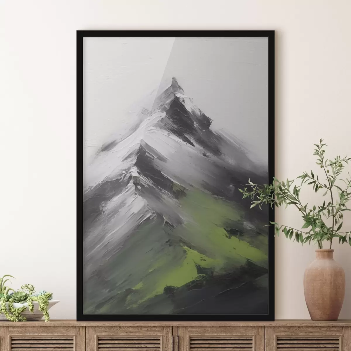 Poster Montaña abstracta f42310