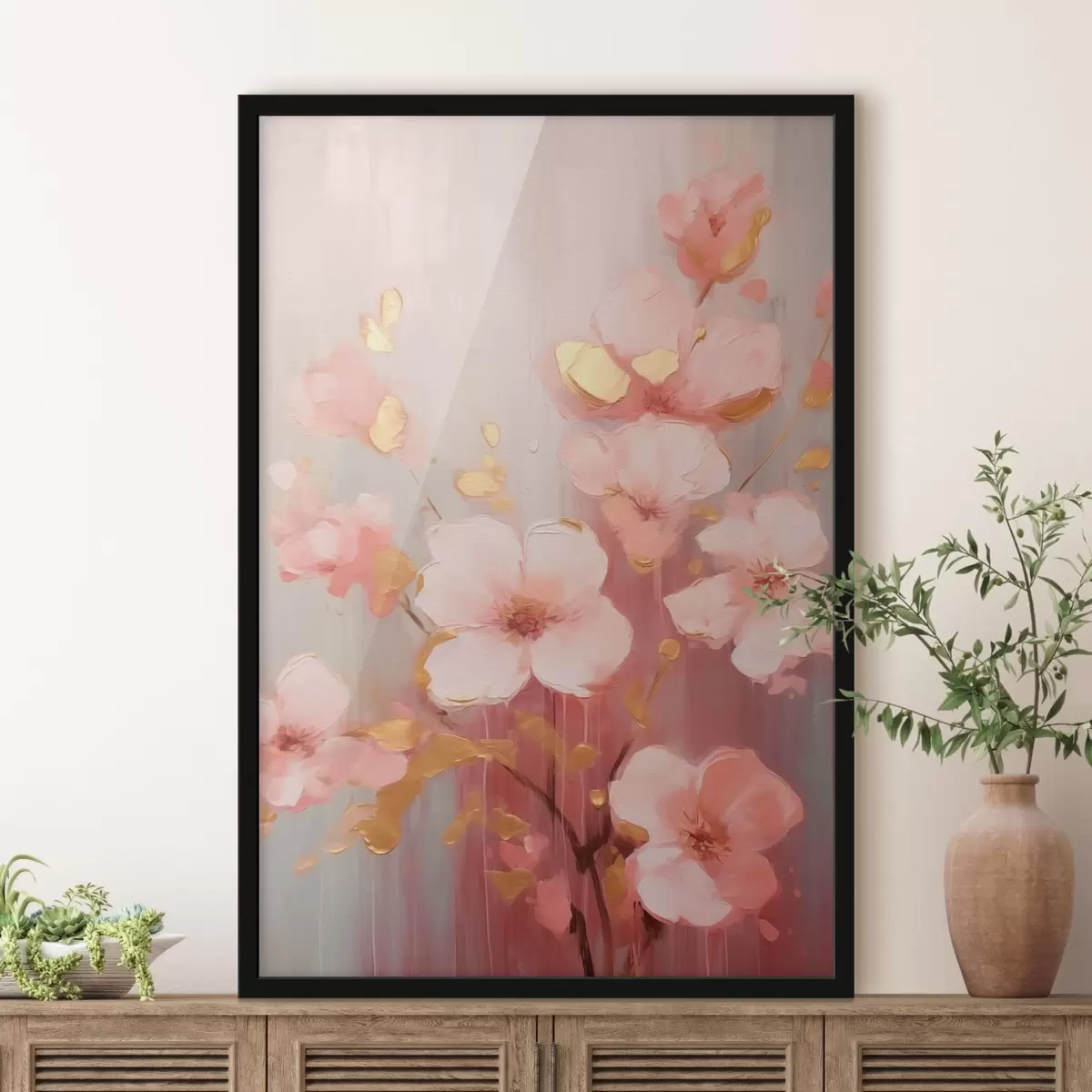 Poster Flores rosas f42314