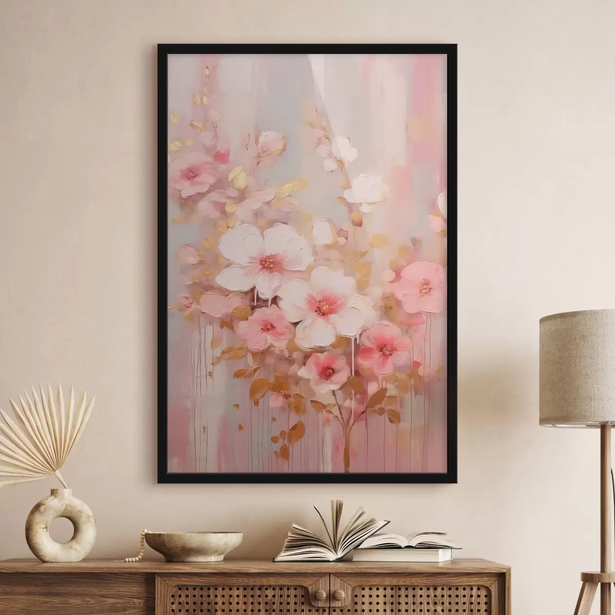 Poster Preciosas flores rosas f42315