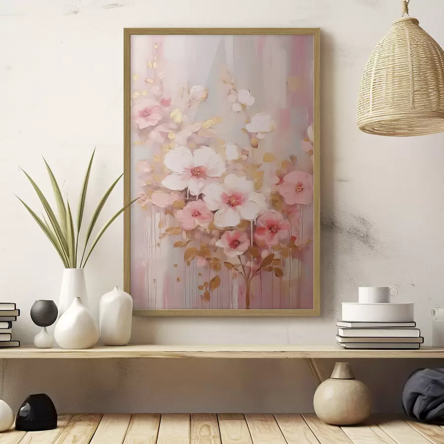 murales de pared Preciosas flores rosas f42315