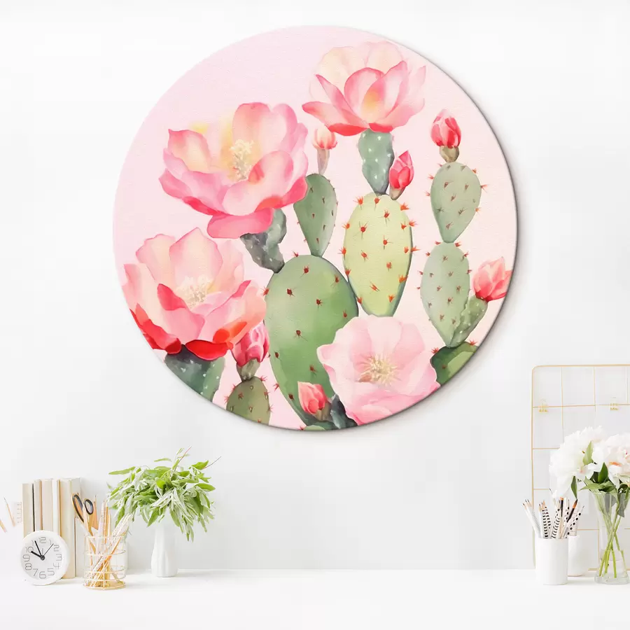 murales de pared Cactus y flores r42312