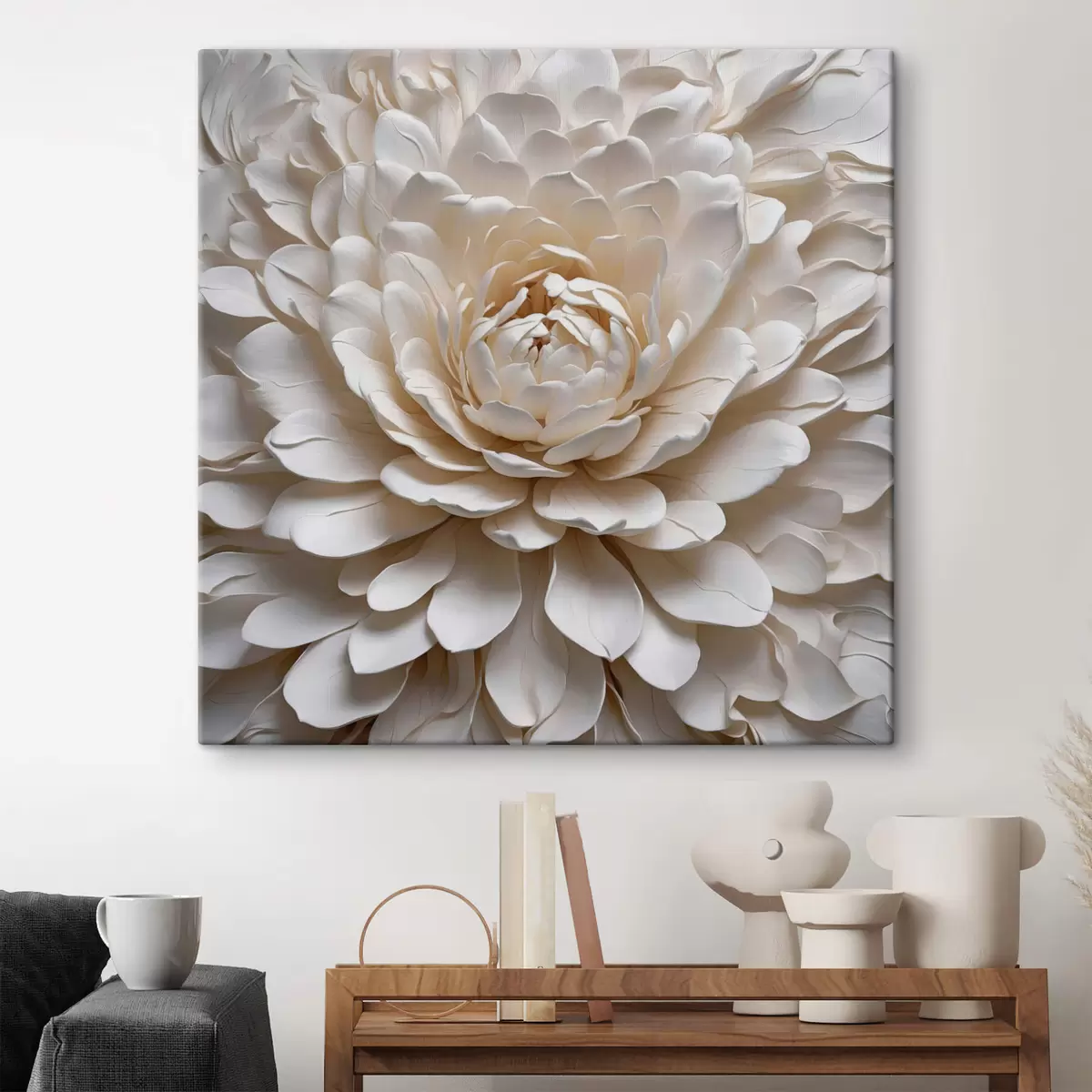 murales de pared Grandes pétalos abstractos s42131