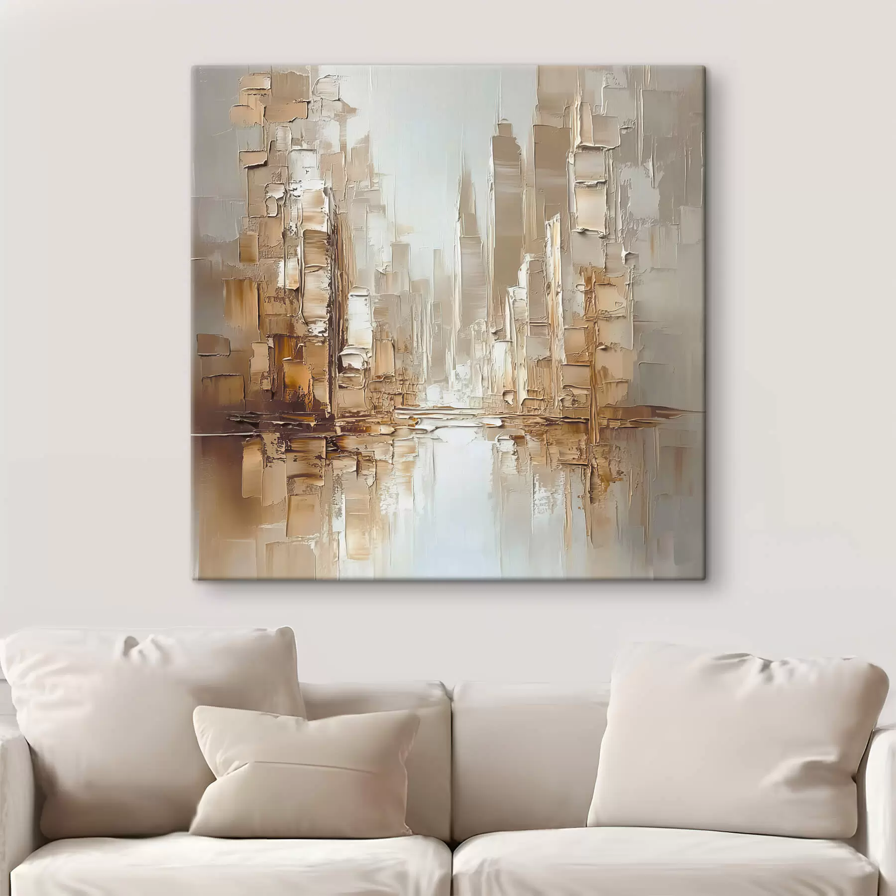 murales de pared Abstracción con pinceladas de imitación s42132