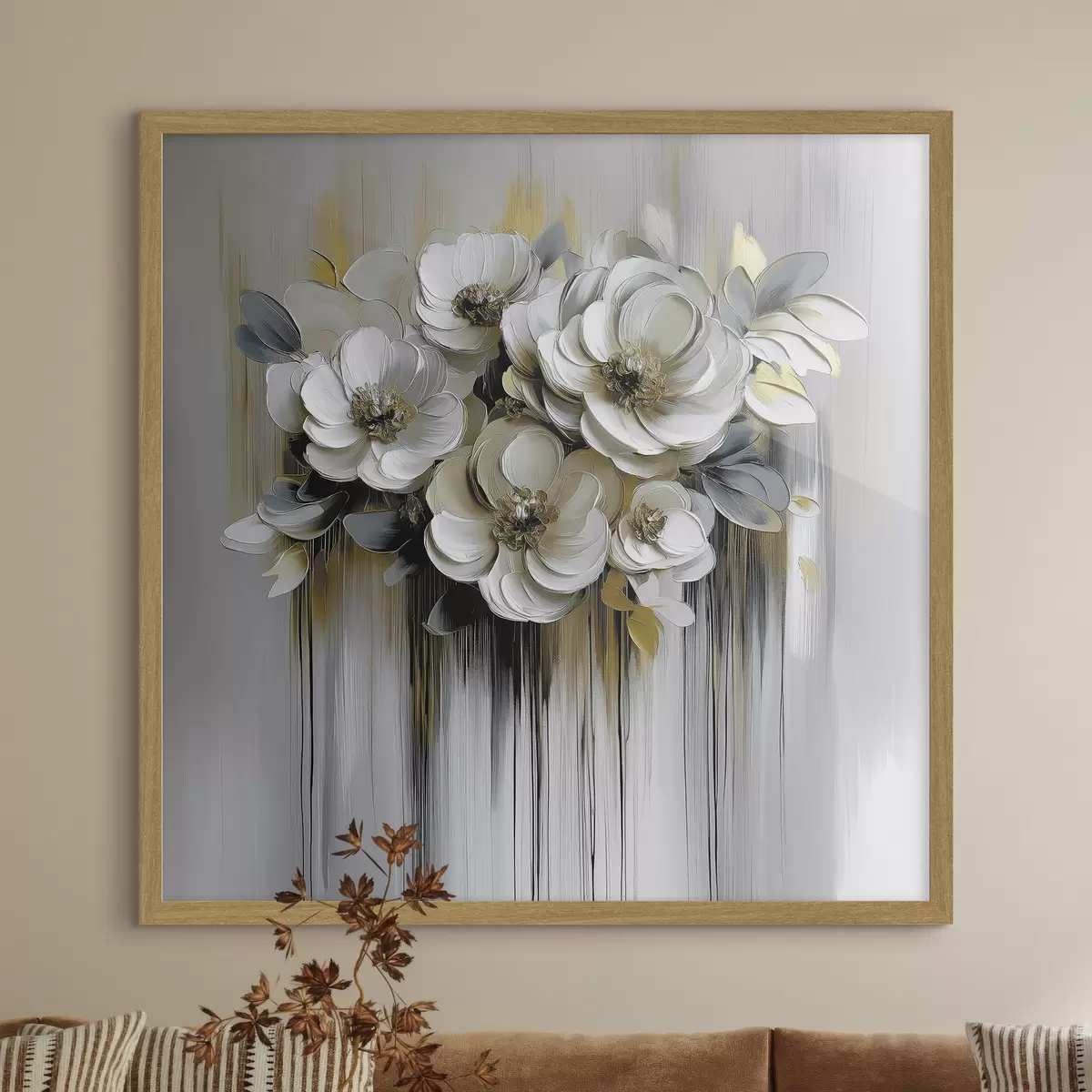 Poster flores abstractas f42244