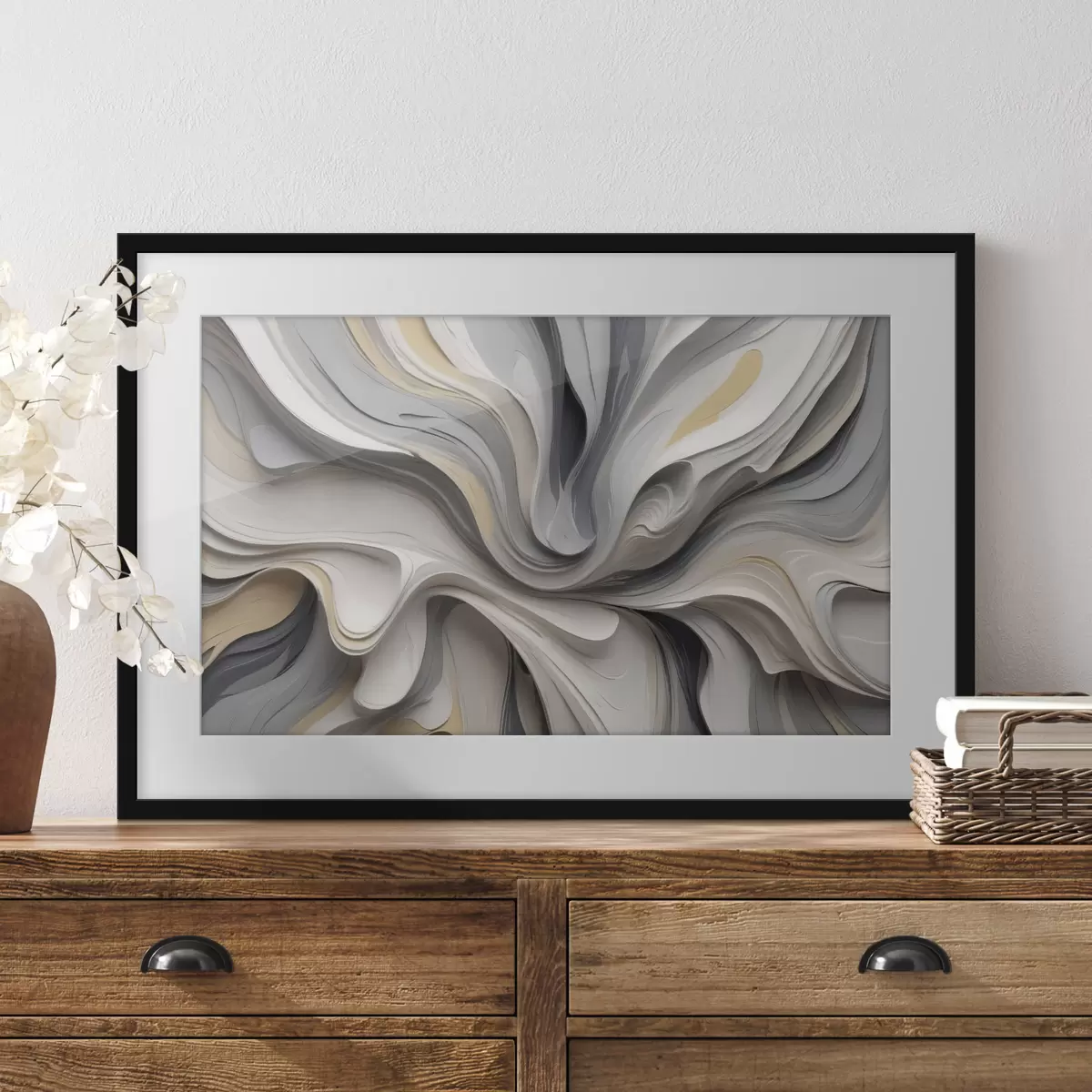 Poster Ondas abstractas f42246