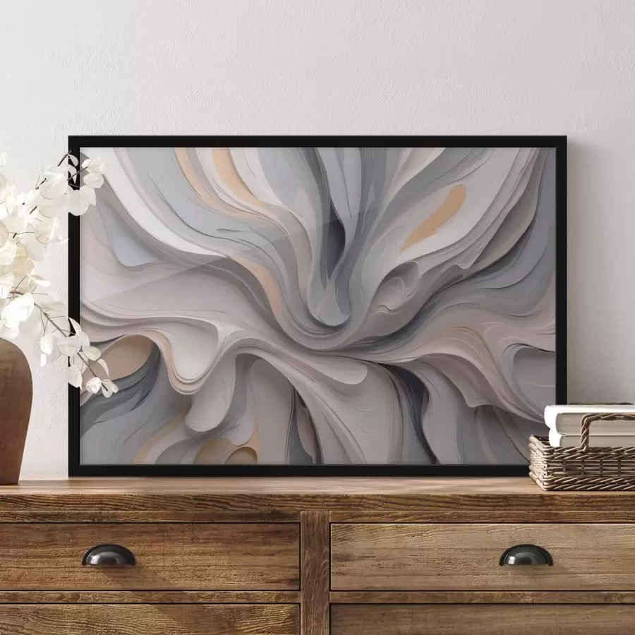 murales de pared Ondas abstractas f42246