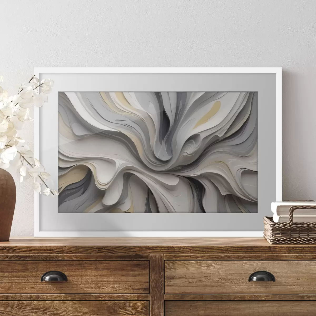 Poster Ondas abstractas f42246