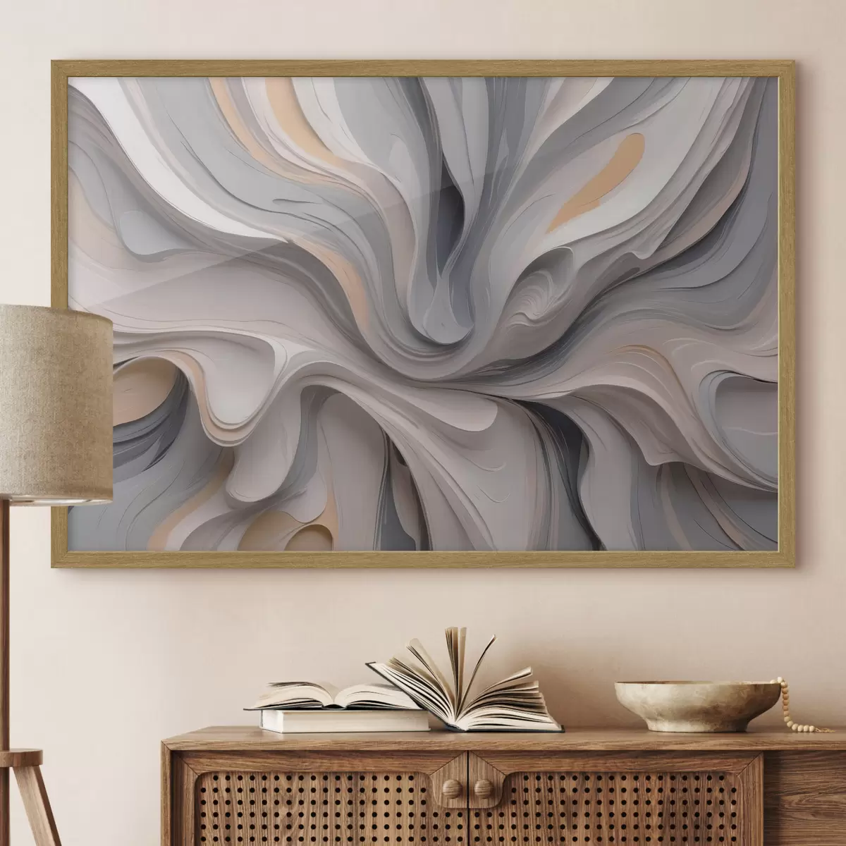Poster Ondas abstractas f42246
