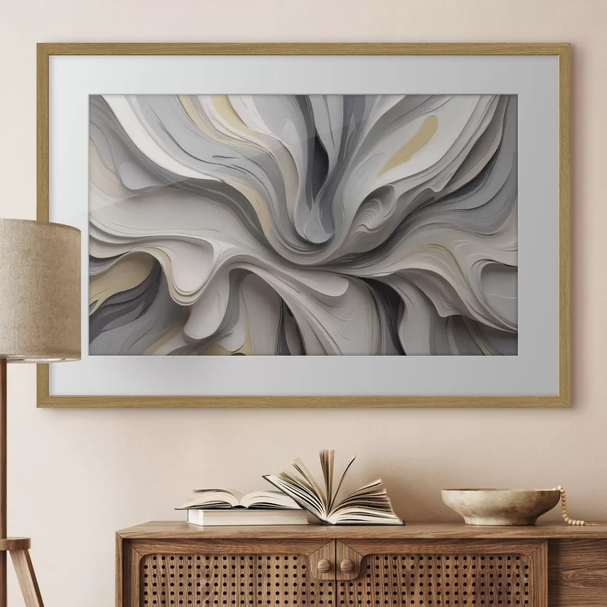 Poster Ondas abstractas f42246