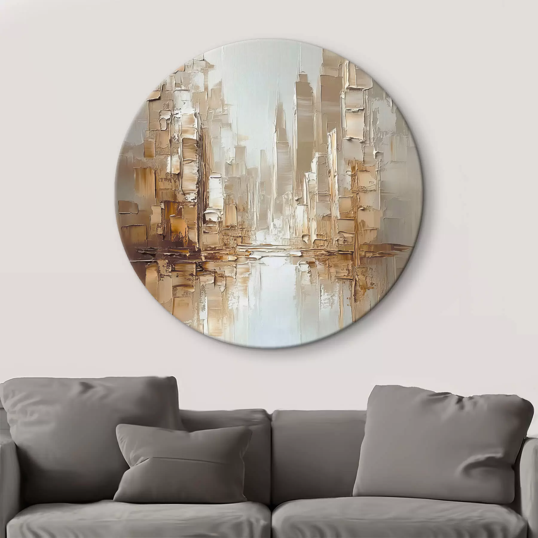 murales de pared Abstracción con pinceladas de imitación r42132