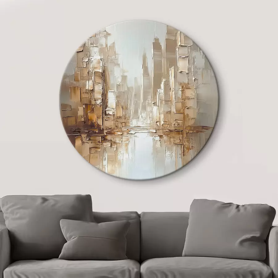 murales de pared Abstracción con pinceladas de imitación r42132