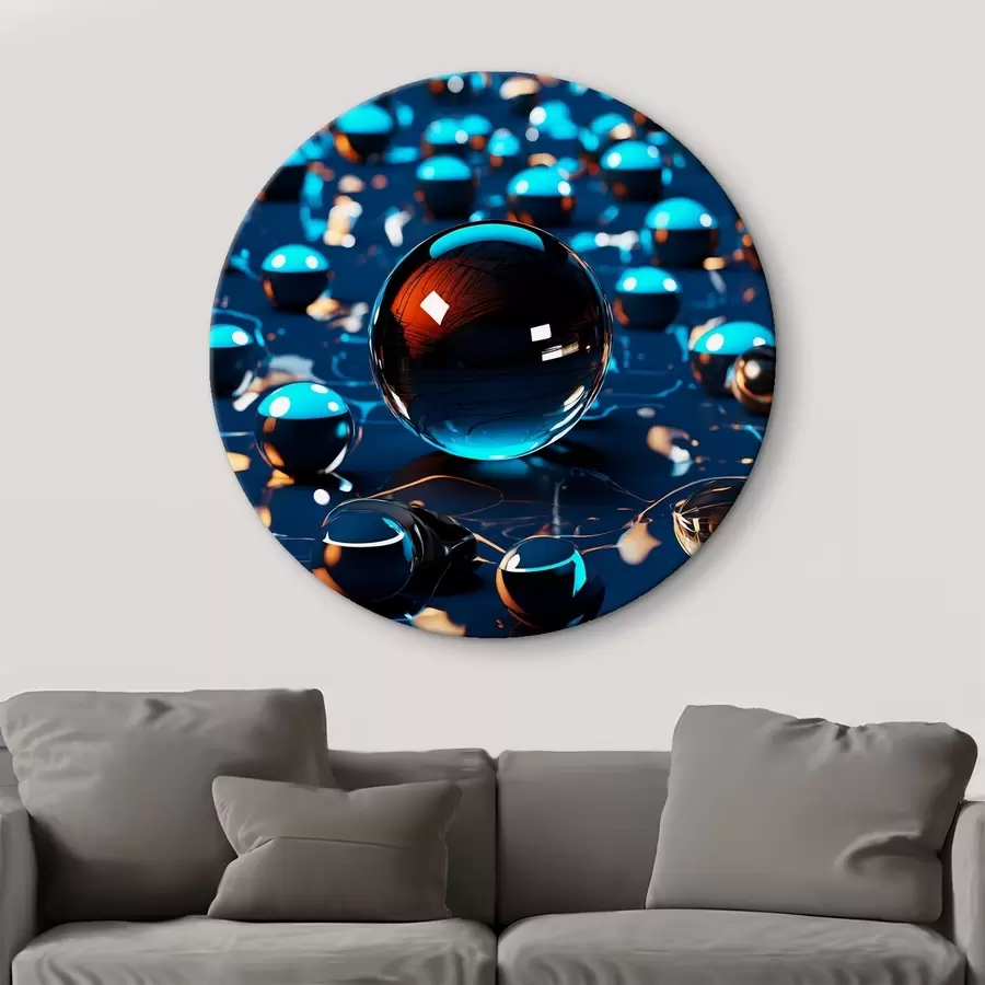 murales de pared Bolas negras r41030