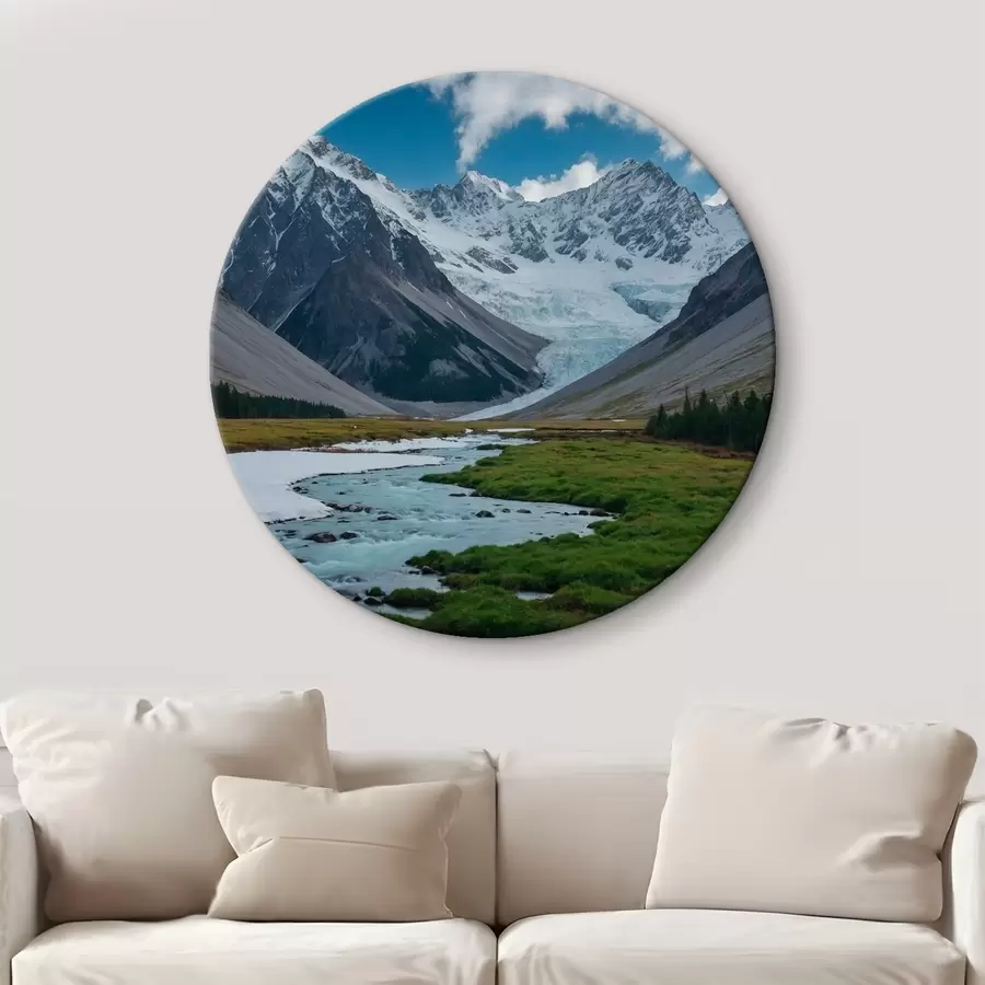 murales de pared Primavera en las montañas r41056