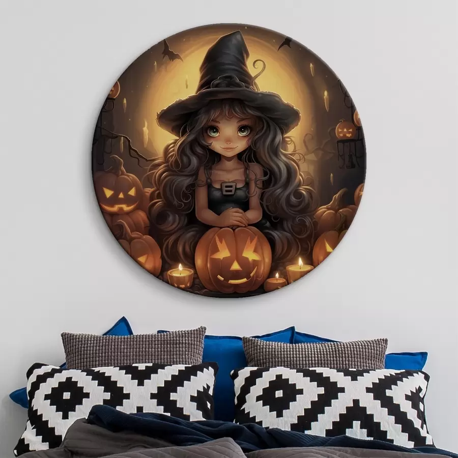 murales de pared Niña bruja r41110