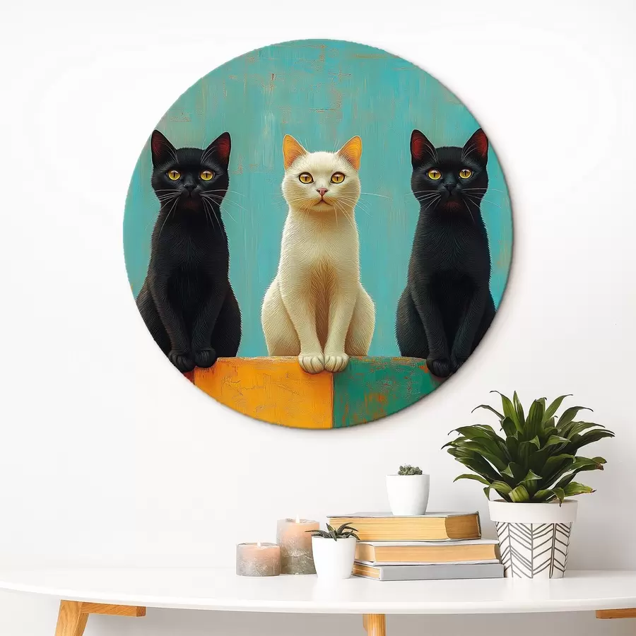 murales de pared Tres gatos r41133